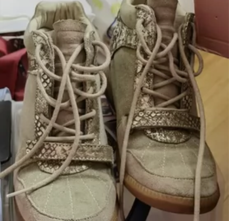 nine west 内增高鞋 37.5 闲...