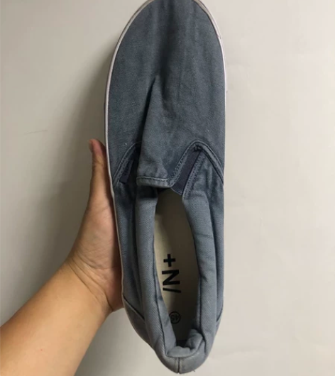 做旧帆布鞋硫化鞋 45大码 全新库存品，适...