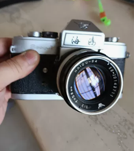 海鸥单反鸟标相机，功能全无，镜头光圈叶片损...