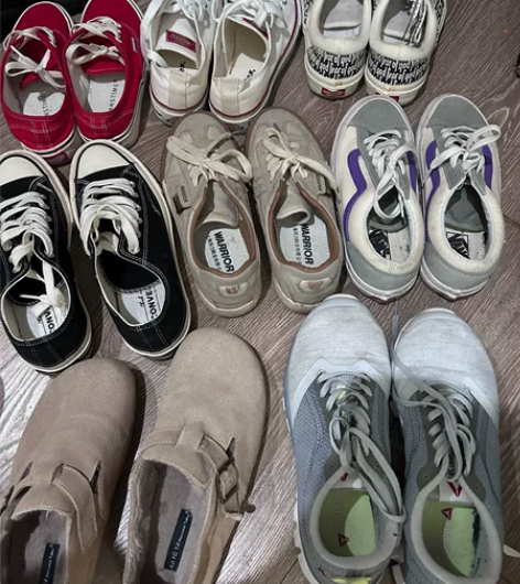 搬家清理鞋子 vans 匡威 dickie...