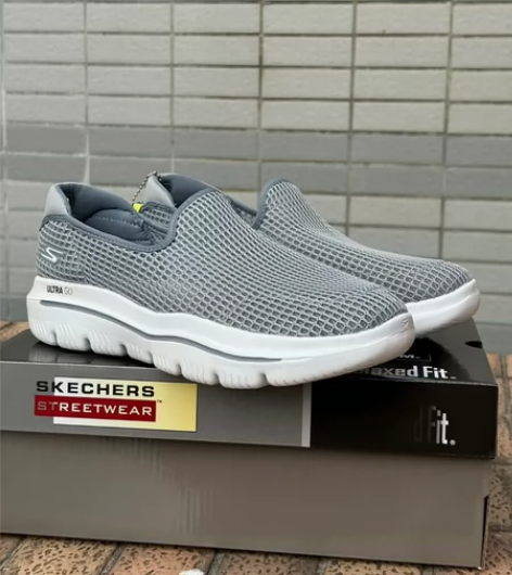 夏季新款Sk斯凯家男鞋一脚蹬懒人鞋轻便透气...