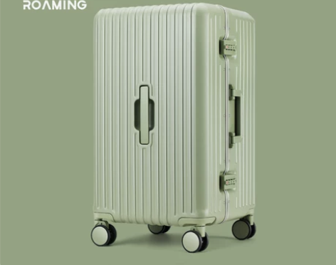 【狂欢价】漫游新款超大容量行李箱铝框24寸...