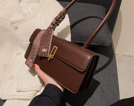 高级感包包女2021新款时尚百搭手提单肩包...