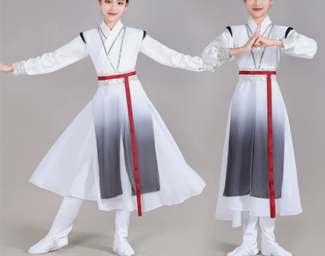 壮志少年行演出服儿童少年志古典中国舞蹈朗诵...