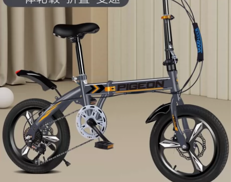 飞鸽折叠迷你成人自行车14寸16寸20寸学...