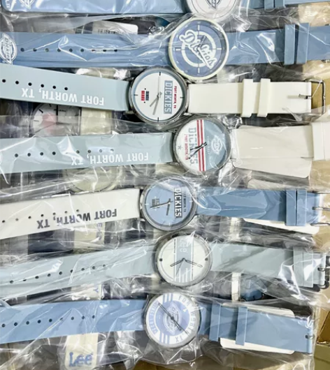 Dickies学生硅胶表带石英电子表男女同...