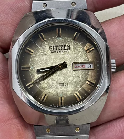 #捡漏趣藏老货 CITIZEN西铁城钢鲍款...