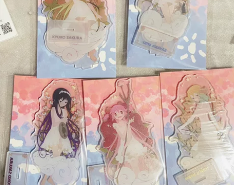 魔法少女小圆晓美焰 小圆沙也加杏子立牌吧唧...