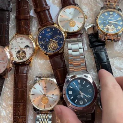 olevs 欧利时机械表，100一个。 感...