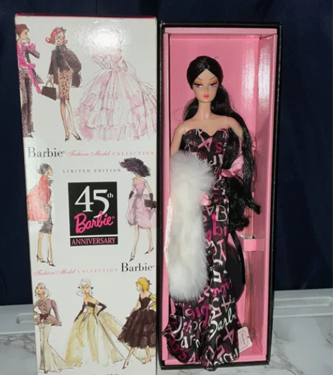 芭比珍藏版复刻芭比现货改妆娃头芭比超膜关节...