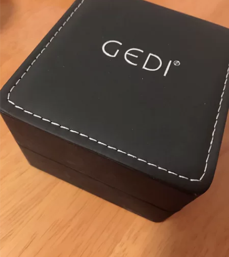 【GEDI】歌迪玫瑰金水钻手表，女款轻奢高...