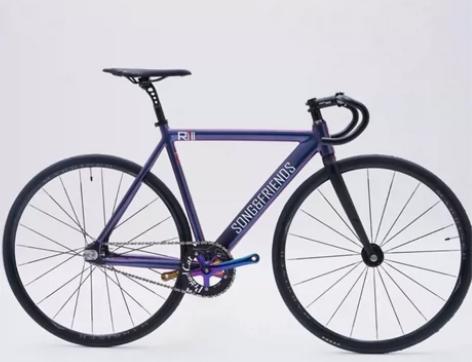 出死飞SF歌声与朋友R3变色龙铝合金车架整...