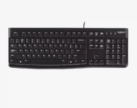 罗技K120有线键盘笔记本电脑商务办公家用...