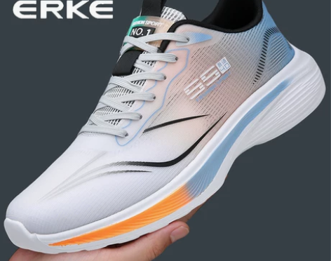 鸿星尔克运动鞋跑步鞋2024夏季网面轻质休...