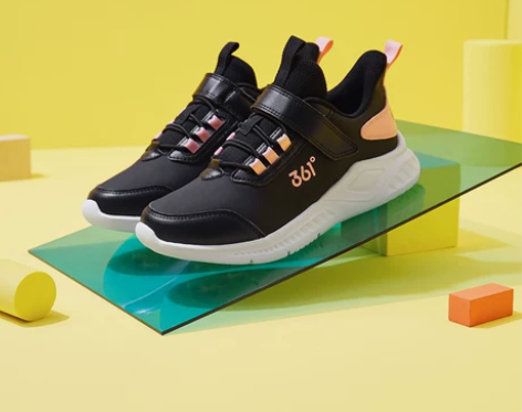 ?361度女大童革面运动鞋，38码，穿了一...