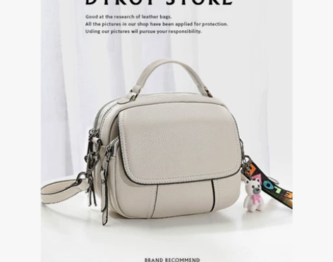 女士包包真皮女包斜挎包女2024新款时尚头...