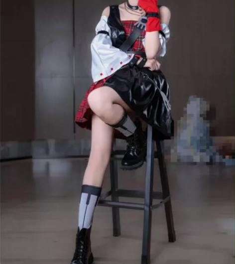 小乔音你心动cos服+假发 服装m码，轻微...