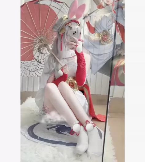 【现货秒发】公孙离祈雪灵祝cos服全套+配...