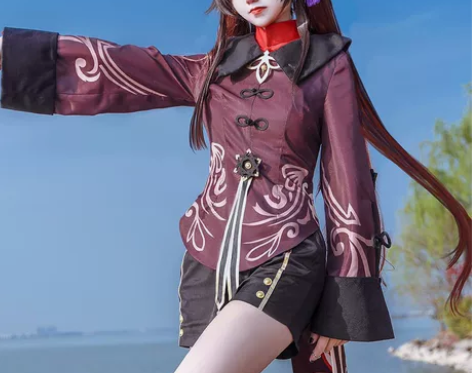 原神胡桃cos服     原神cospla...