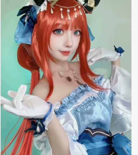 【现货包邮】原神妮露日服联动连衣裙cos大...