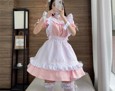 奇迹暖暖环游世界 甜心女仆装lolita可...