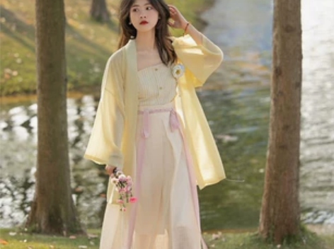 陈爱欢原创【至若春明】日常宋制汉服三件套 ...
