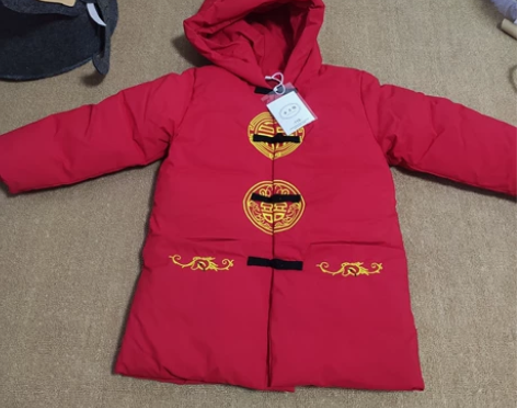 儿童唐装棉服45不包邮 全新带吊牌110码...