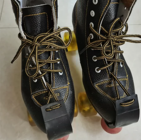 成人双排溜冰鞋 旱冰鞋 成年男女双排轮 轮...