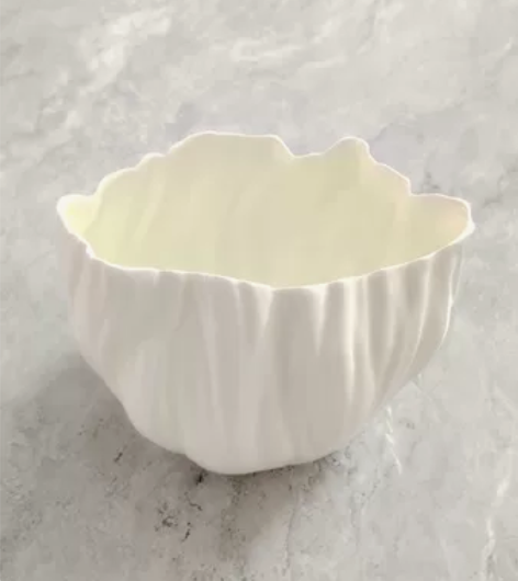 新品意大利品牌特邀设计师谢东水纹系列骨瓷花...