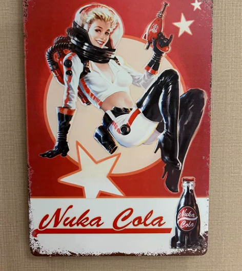核子辐射可乐女郎 Nuka-Cola周边铁...