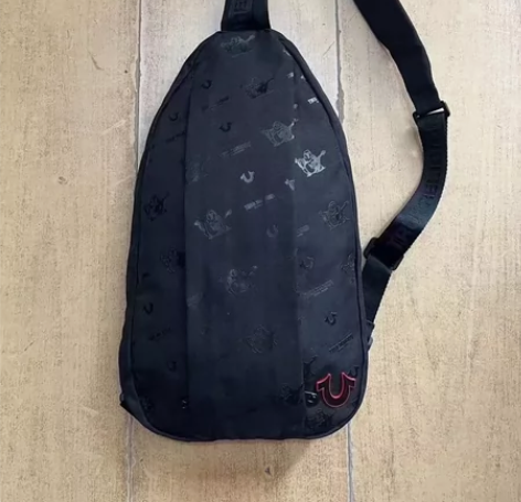 弥勒佛抱吉他 美国货 男女胸包 挎包！料子...