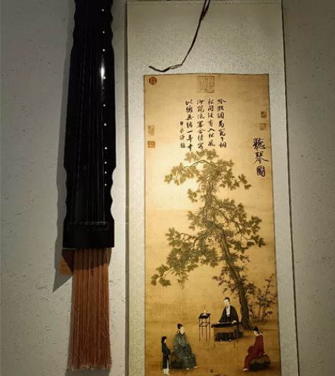 黑色连珠 精选教学琴 （非大漆） 杉木  ...