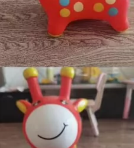 哈哈球跳跳鹿，95成新几乎没用过。70左右...