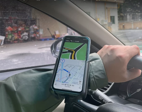 滴滴代驾手机支架套手腕带手臂包电动车专用导...