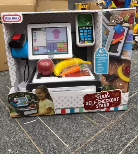 全新正品小泰克收银机抖音丸主任同款过家家儿...