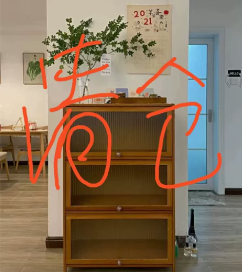 实体垮了！急用钱！处理全新高颜值复古收纳柜...