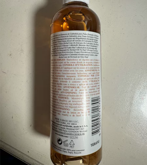 科颜氏金盏花爽肤水 250ml 全新未拆封...