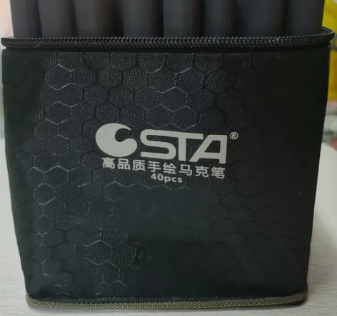 正版sta斯塔马克笔套装学生双头漫画酒精油...