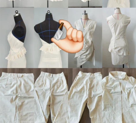 礼裙和裤子打包一百都带走 白坯布基础款设计...