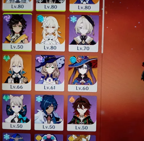 原神账号，冒险等阶48，有月卡，充了600...