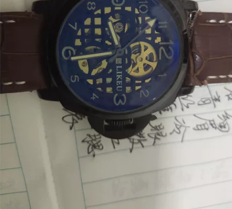 LIKEU胖大海全自动男机械，蓝宝石镜面，...