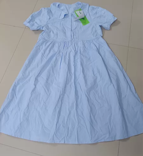 可爱风娃娃款蓝色连衣裙 买裙子送裤子都是全...