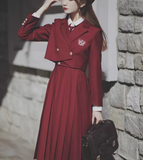 又是淘宝淘来的～ 四季都能穿！护奶裙jk制...