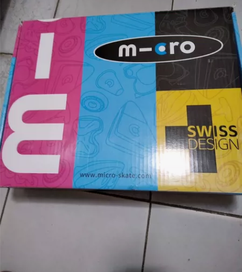 瑞士micro迈古溜冰鞋儿童轮滑鞋可调花式...