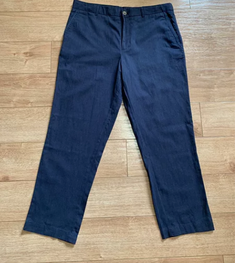 日单Tasso Elba男款棉麻休闲九分裤...