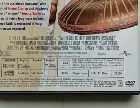 Batteres not included...