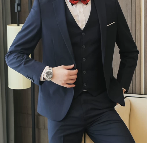 男西装 西装套装新郎服装结婚男西式婚礼西服...