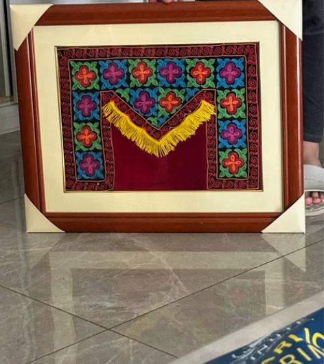 工艺画，可以挂到墙上 感兴趣的话点“我想要...