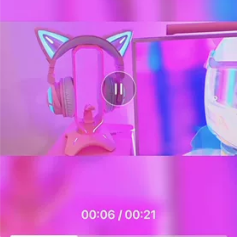 妖舞猫耳朵耳机3s，几乎全新，前任送的礼物...