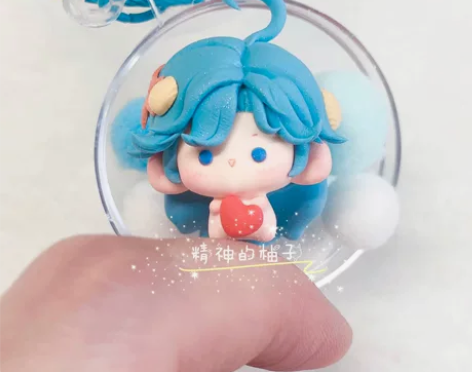 【成品】王者荣耀朵莉亚Q版手办挂件钥匙圈。...